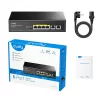 CUDY GS1006P 1x 10/100/1000(PoE+/PoE)+3x 10/100/1000(PoE)+2x gigabitni uplink, 60W PoE preklopnik