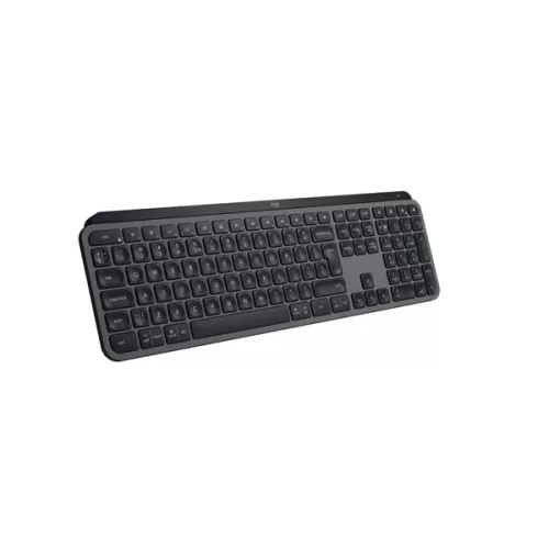 Logitech MX Keys S lézergravírozott magyar kiosztású grafitszürke vezeték nélküli billentyűzet