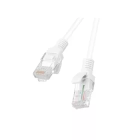   Lanberg PCU6-10CC-0200-W Cat.6 U/UTP PVC-Kupfer-Aluminium-Patchkabel, weiß, 2 m