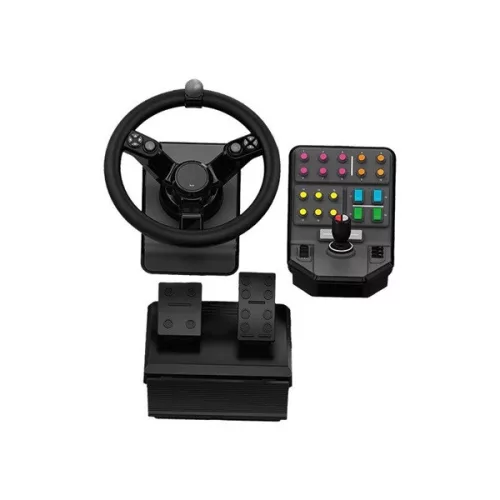 Logitech G Saitek Farming Simulator csomag fekete (kormány + pedál + vezérlőpanel)