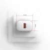 Axagon ACU-QC18W 18W QC USB fehér hálózati töltő