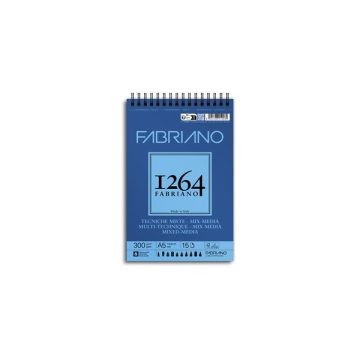   Fabriano 1264 Mixed Media 300 g A5 30 lap spirál rajz- és vázlattömb