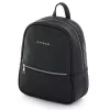 Oxybag Lederrucksack Dixy für Damen, schwarz