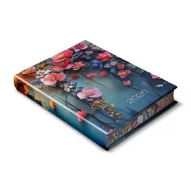   Realsystem 2026 Librobello Kalendárium Hölgyeknek 5421 élfestett floral határidőnapló