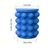 Tavă pentru cuburi de gheață din silicon IRIS KT-567 cu capac