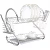 TOO KT-582 Suport metalic pentru vase de bucătărie MIDI cu două niveluri, 25x52x38cm