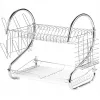 TOO KT-582 Suport metalic pentru vase de bucătărie MIDI cu două niveluri, 25x52x38cm