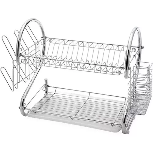 TOO KT-582 Suport metalic pentru vase de bucătărie MIDI cu două niveluri, 25x52x38cm