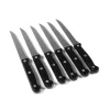 Set cuțite de friptură IRIS KT-602, 7 piese, cu suport (6 cuțite + bloc de depozitare din lemn)