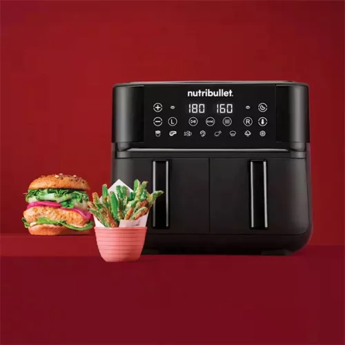 Nutribullet Dvojzásuvková rúra NBA081B čierna 8 l konvekčná rúra