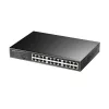CUDY GS1024 24-portni gigabitni preklopnik, VLAN/Extend način rada, metalno kućište, crni stolni preklopnik