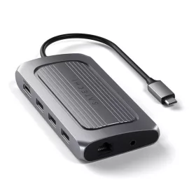 Satechi ST-U4MA3M USB 4 HUB, vesmírne sivý