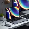 Satechi ST-U4MA3M USB 4 HUB, vesmírne sivý