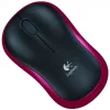 Logitech M185 vezeték nélküli piros notebook egér