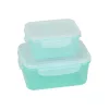 FLAIR 81012 Click&Fresh 1.1L/0.5L cutie verde smarald pentru depozitarea alimentelor, pachet de 2