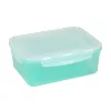 FLAIR 61621 Click&Fresh 2.1L/1.1L cutie verde smarald pentru depozitarea alimentelor, pachet de 2