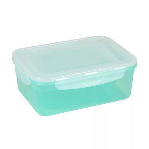 FLAIR 61621 Click&Fresh 2.1L/1.1L cutie verde smarald pentru depozitarea alimentelor, pachet de 2