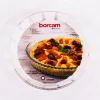 Borcan rotund din sticlă rezistentă la căldură BORCAM, cu nervuri, 2.950ml, 319*50mm