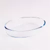 Borcan oval din sticlă termorezistent BORCAM 2.360ml, 306*216*60mm