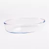 Borcan oval din sticlă termorezistent BORCAM 2.360ml, 306*216*60mm