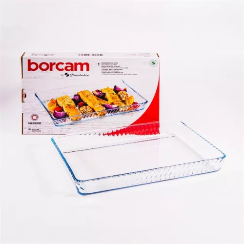 Borcan de sticlă rezistent la căldură BORCAM 2.850ml