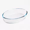 Borcan oval din sticlă termorezistent BORCAM 1.550ml, 263*182*60mm