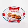 Borcan oval din sticlă termorezistent BORCAM 1.550ml, 263*182*60mm