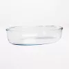 Borcan oval din sticlă termorezistent BORCAM 1.550ml, 263*182*60mm