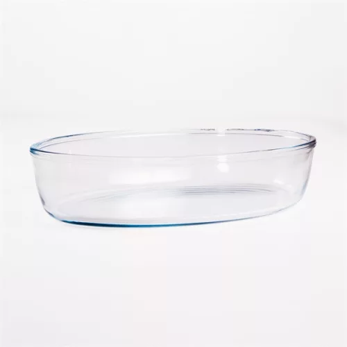 Borcan oval din sticlă termorezistent BORCAM 1.550ml, 263*182*60mm
