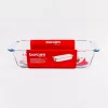 Borcan pătrat din sticlă termorezistentă BORCAM cu mâner 1.630ml, 310*124*70mm
