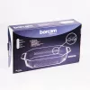 Borcan hexagonal din sticlă termorezistentă BORCAM cu mâner 2.750ml, 361*210*64mm