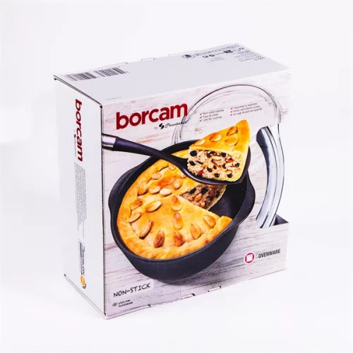Oală antiaderentă BORCAM cu capac 3.150ml, 270*239mm