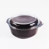 Oală antiaderentă BORCAM cu capac 2.100ml, 251*220*80mm