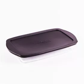  Borcan de sticlă rezistent la căldură BORCAM cu capac de plastic 1,960 ml