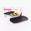 Borcan de sticlă rezistent la căldură BORCAM cu capac de plastic 1,960 ml