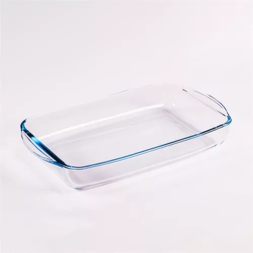 Borcan de sticlă rezistent la căldură BORCAM cu capac de plastic 1,960 ml