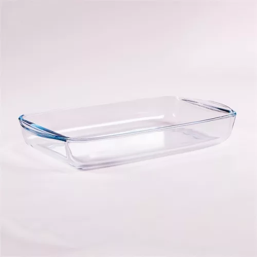 Borcan de sticlă rezistent la căldură BORCAM cu capac de plastic 1,960 ml