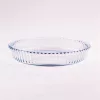 Borcan rotund din sticlă rezistentă la căldură BORCAM, cu nervuri, 1,720 ml, 260 * 45 mm