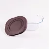 Borcan de sticlă termorezistent BORCAM cu capac de plastic 1,450 ml