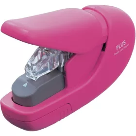  Zusätzlich japanischer manueller, klammerloser rosa Hefter und Locher