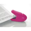 Zusätzlich japanischer manueller, klammerloser rosa Hefter und Locher