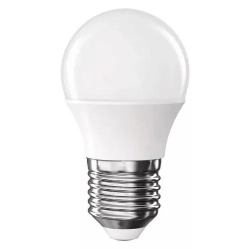 LED žiarovka Emos ZQ6E43 Classic Mini Globe E27/6,5 W (60 W)/806 lm/prírodná biela