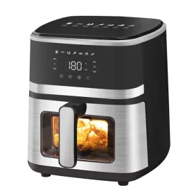   Teplovzdušná rúra TOO AF-500-S-1400 W strieborná, 5 l, s digitálnym ovládaním a priezorom