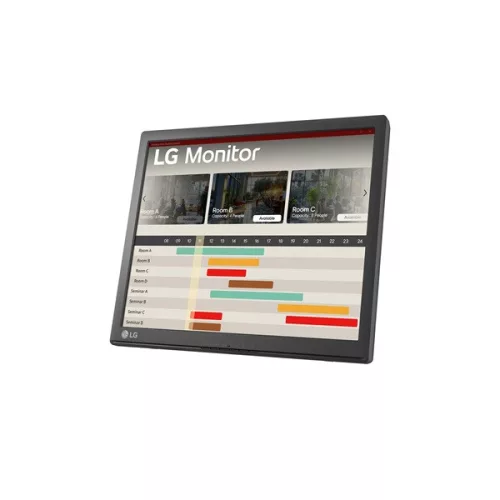 LG 17" 17BR30T-B SXGA TN VGA/USB fekete érintőképernyős monitor