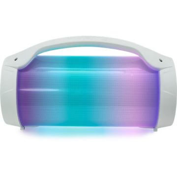   BigBen 2809250 Party Lite vezeték nélküli világító fehér Bluetooth hangszóró mikrofonnal