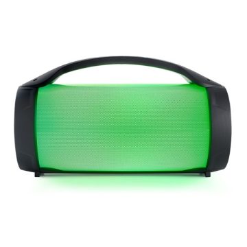   BigBen 2809249 Party Lite vezeték nélküli világító fekete Bluetooth hangszóró mikrofonnal