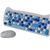 Canyon HSET-W6 HU Kitty Edition blaue kabellose Tastatur und Maus
