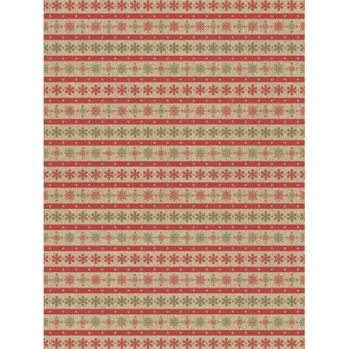 IRIS Karácsonyi tekercses KRAFT csomagolópapír,  200x70cm, különböző mintákkal, 60g/m2