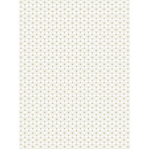 IRIS tekercses csomagoló fényes papír, henger, arany/ezüst, különböző mintákkal, 200x70cm, 60g/m2