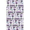 IRIS tekercses csomagoló papír, levendula, különböző mintákkal, 200x70cm, 60g/m2